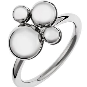 NIB Calvin Klein Stainless Steel Ring w/COA - Size 8